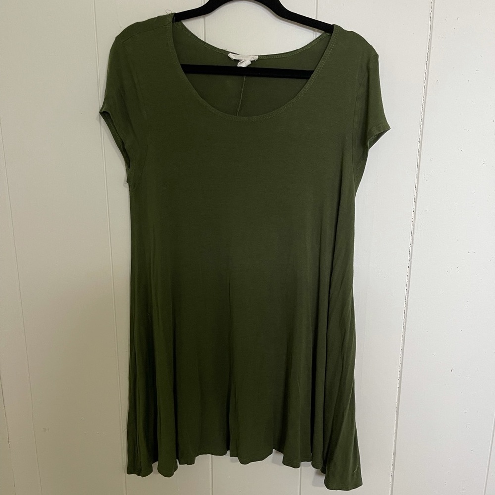 👛3/$20 Portry A-Line Dark Green Dress